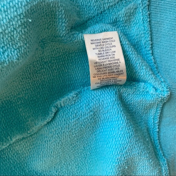 Roots Athletics Hoodie Zip Up Light Blue Sz S - Picture 8 of 9